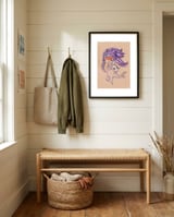 Octopus School Girl framed in a relaxed room thumbnail