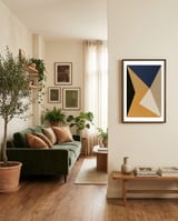 Minimal and Neutral Design n81 framed in a grounding room thumbnail
