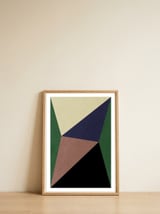Minimal and Neutral Design n83 — framed, leaning against the wall thumbnail