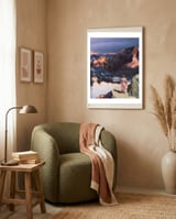 Descending In Pink framed in a tender room thumbnail
