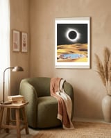 Desert Eclipse framed in a tender room thumbnail