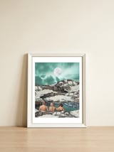 Moon Bathing — framed, leaning against the wall thumbnail