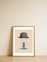 Rainy — framed, leaning against the wall thumbnail