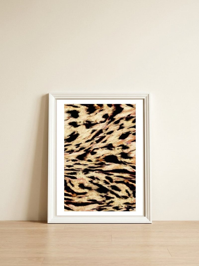 Big Rock Scraper — framed, leaning against the wall