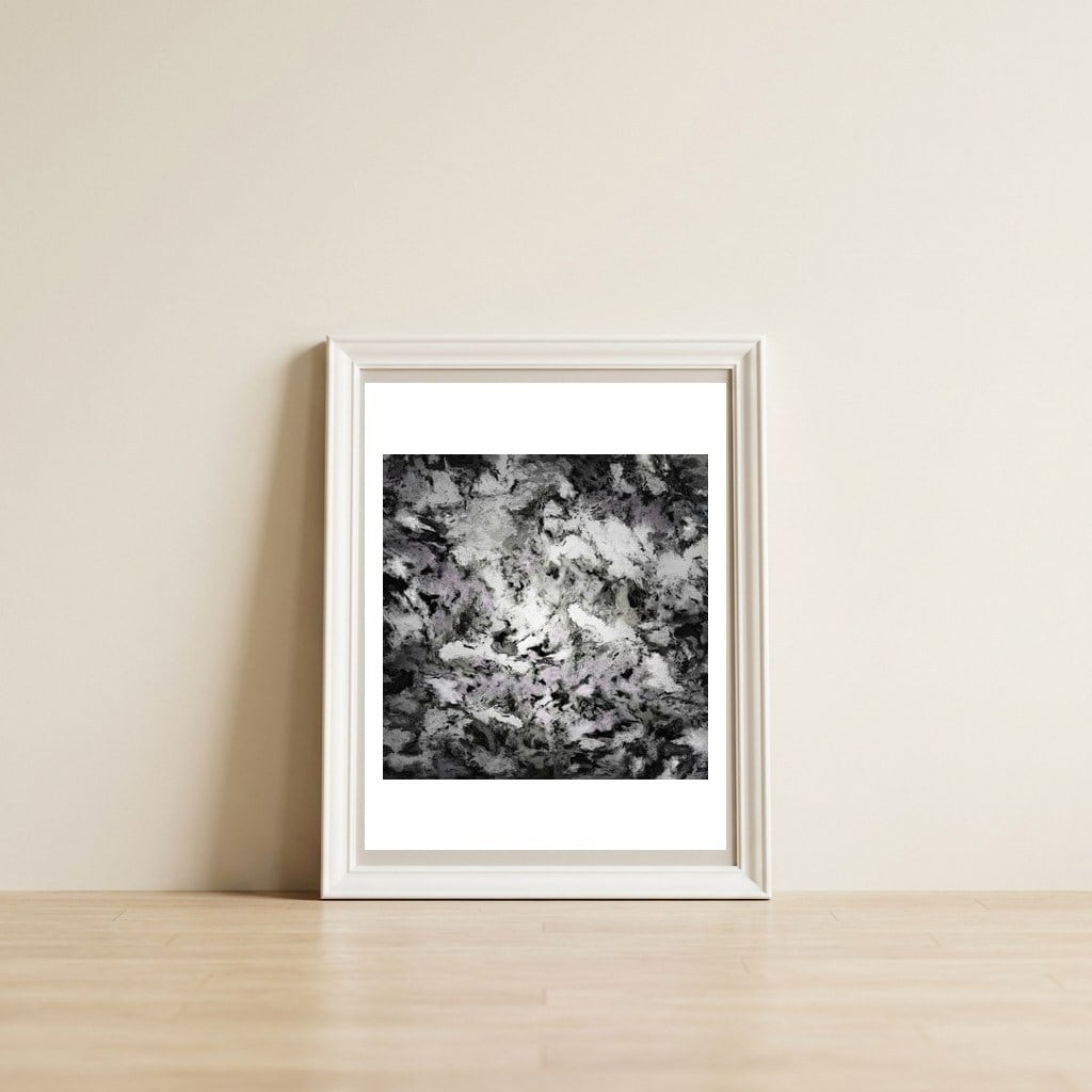 The Absent Fox — framed, leaning against the wall
