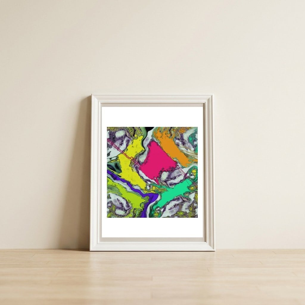 Essential 2 — framed, leaning against the wall