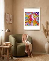 Colour Aftershock framed in a tender room thumbnail
