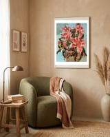 Tiger Lilies framed in a tender room thumbnail