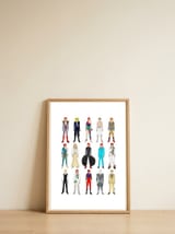 Outfits of Bowie Fashion — framed, leaning against the wall thumbnail
