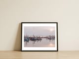 Newport Docks — framed, leaning against the wall thumbnail