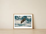CAFE — framed, leaning against the wall thumbnail
