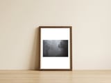 Foggy road — framed, leaning against the wall thumbnail