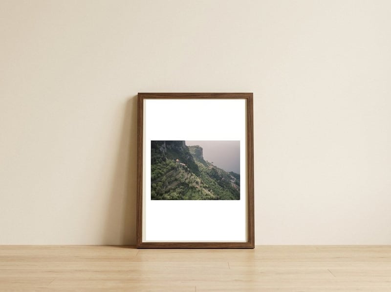 Terrace Farm in Italy — framed, leaning against the wall