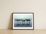 Wild Horse Family — framed, leaning against the wall thumbnail