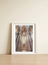 Sagrada Família in Barcelona, Spain — framed, leaning against the wall thumbnail