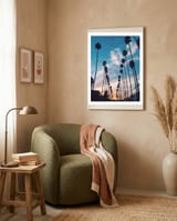 Palm trees in Los Angeles framed in a tender room thumbnail