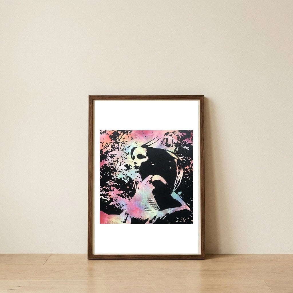 BM1 — framed, leaning against the wall