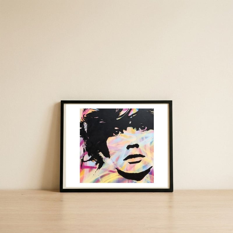 BM2 — framed, leaning against the wall