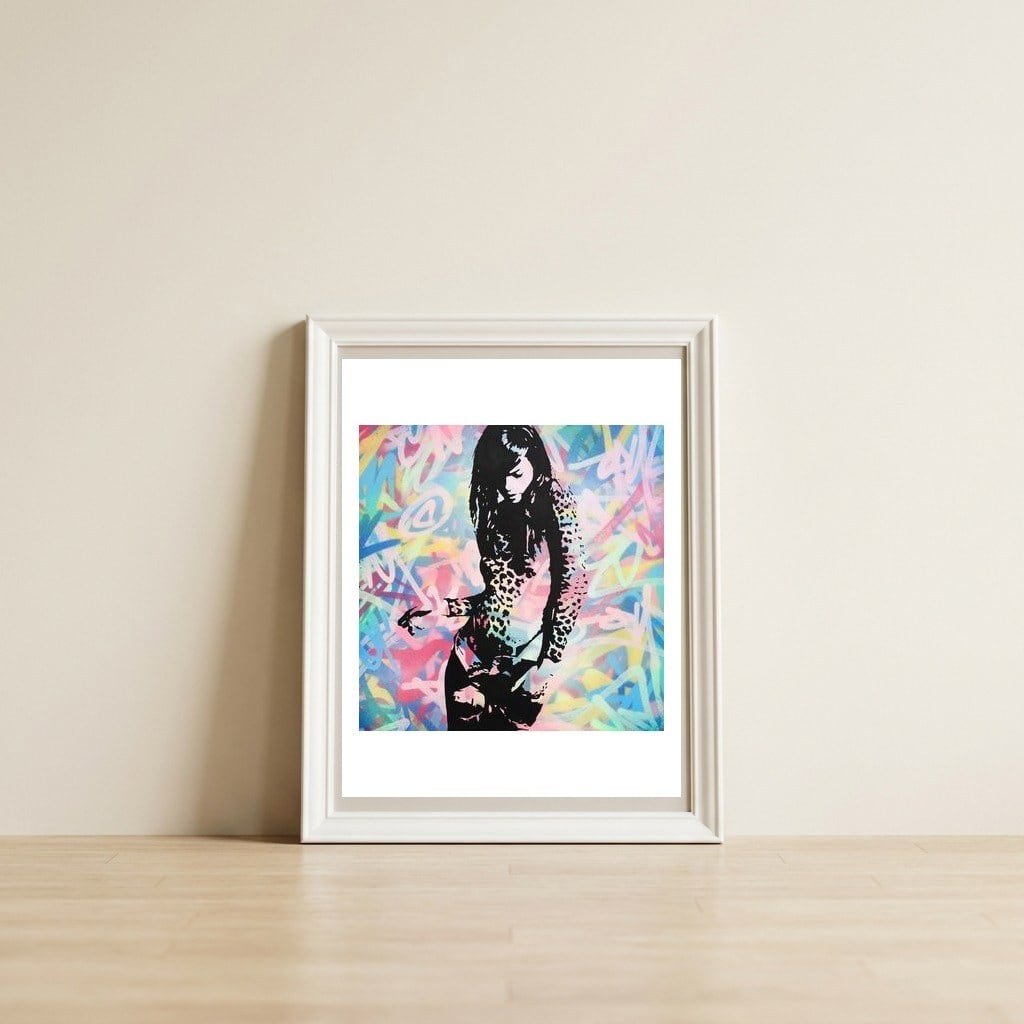 BM11 — framed, leaning against the wall