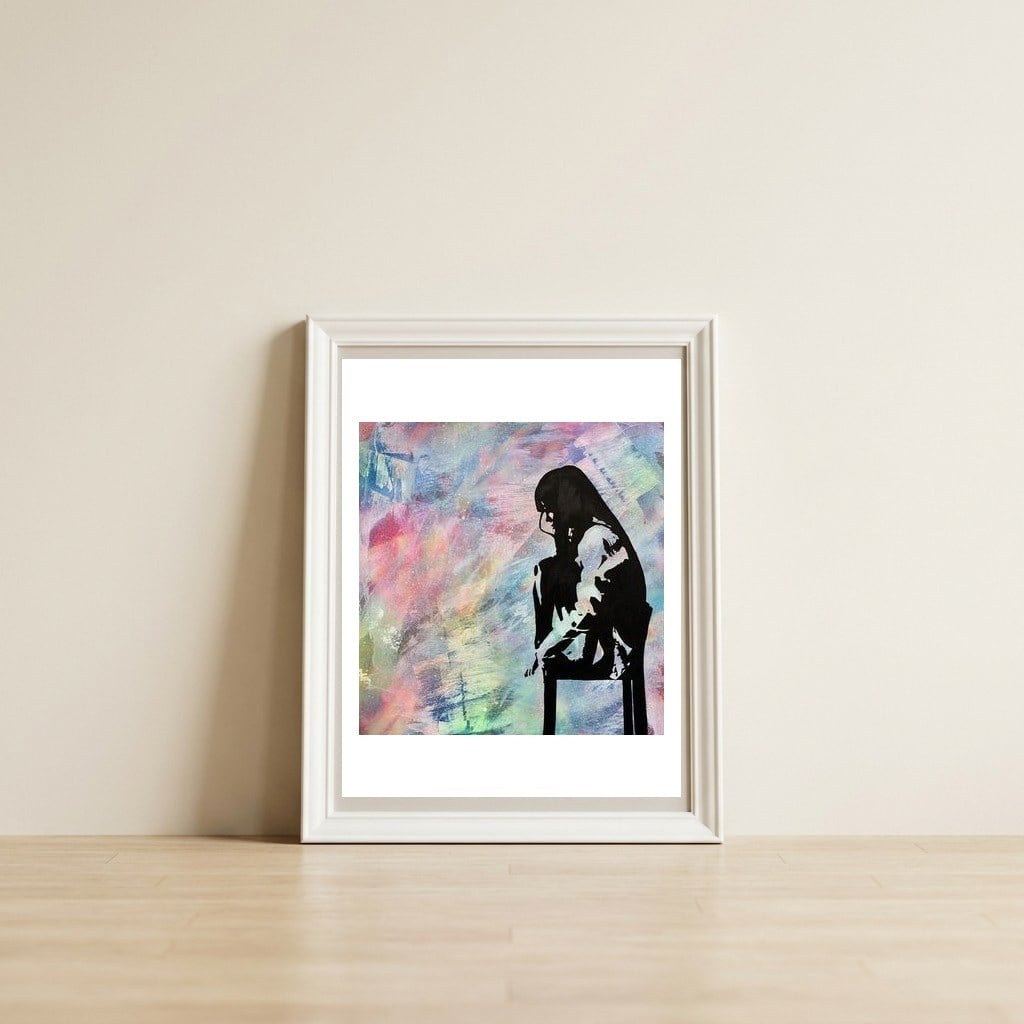 BM19 — framed, leaning against the wall