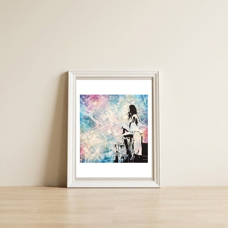 BM33 — framed, leaning against the wall