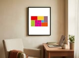 Golden Ratio Rectangles 01 framed in a focused room thumbnail