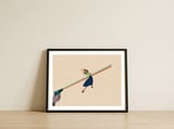 Dodged A Bullet — framed, leaning against the wall thumbnail