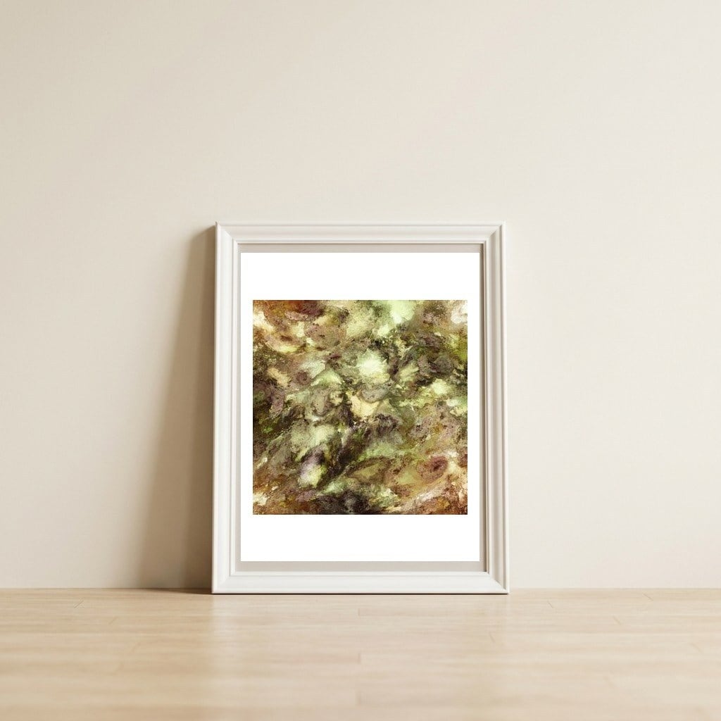 Ground Effect — framed, leaning against the wall