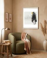 Rococo: The Black Queen framed in a tender room thumbnail