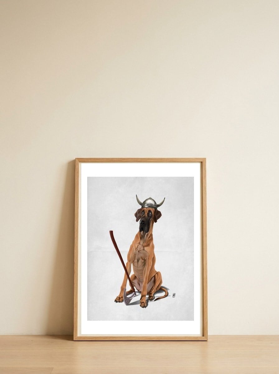Great! (Wordless) — framed, leaning against the wall