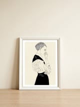 KB — framed, leaning against the wall thumbnail