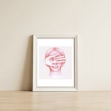 Fear of clairvoyance — framed, leaning against the wall thumbnail