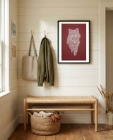 Lace Wolf framed in a relaxed room thumbnail