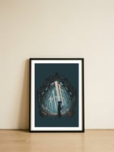 Sea of Decay — framed, leaning against the wall thumbnail