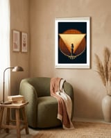 Red: Cloudbank's Finest framed in a tender room thumbnail