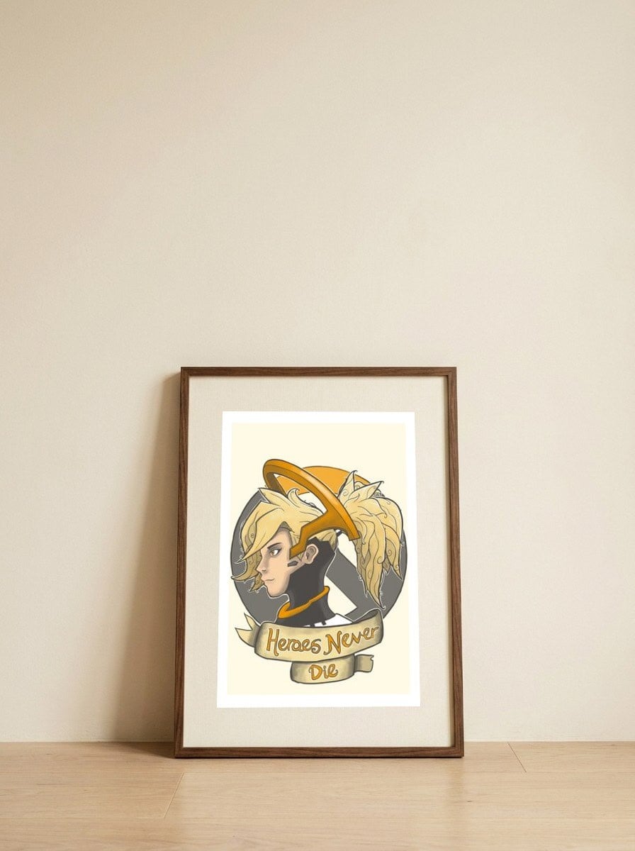 Doctor's Vow — framed, leaning against the wall