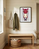 Studio Masks framed in a relaxed room thumbnail