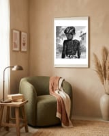 Audrey Monochrome framed in a tender room thumbnail