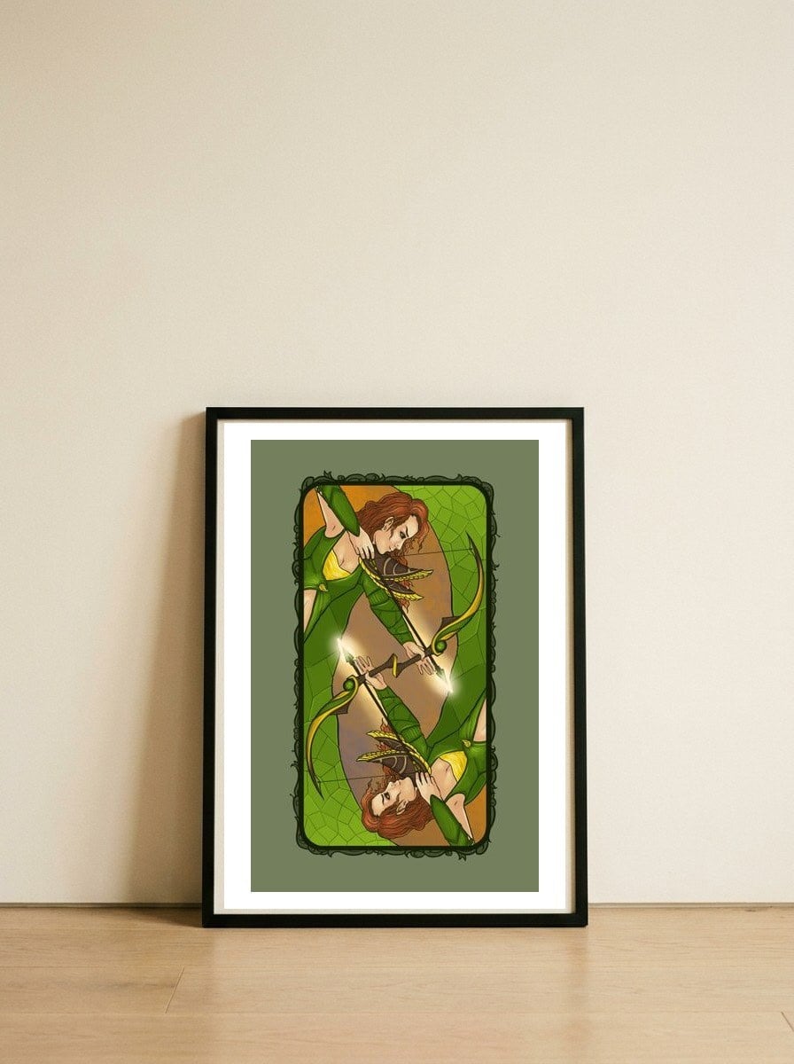 Like the Wind — framed, leaning against the wall
