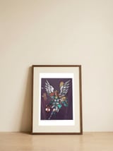 Valkyrie's Glory — framed, leaning against the wall thumbnail