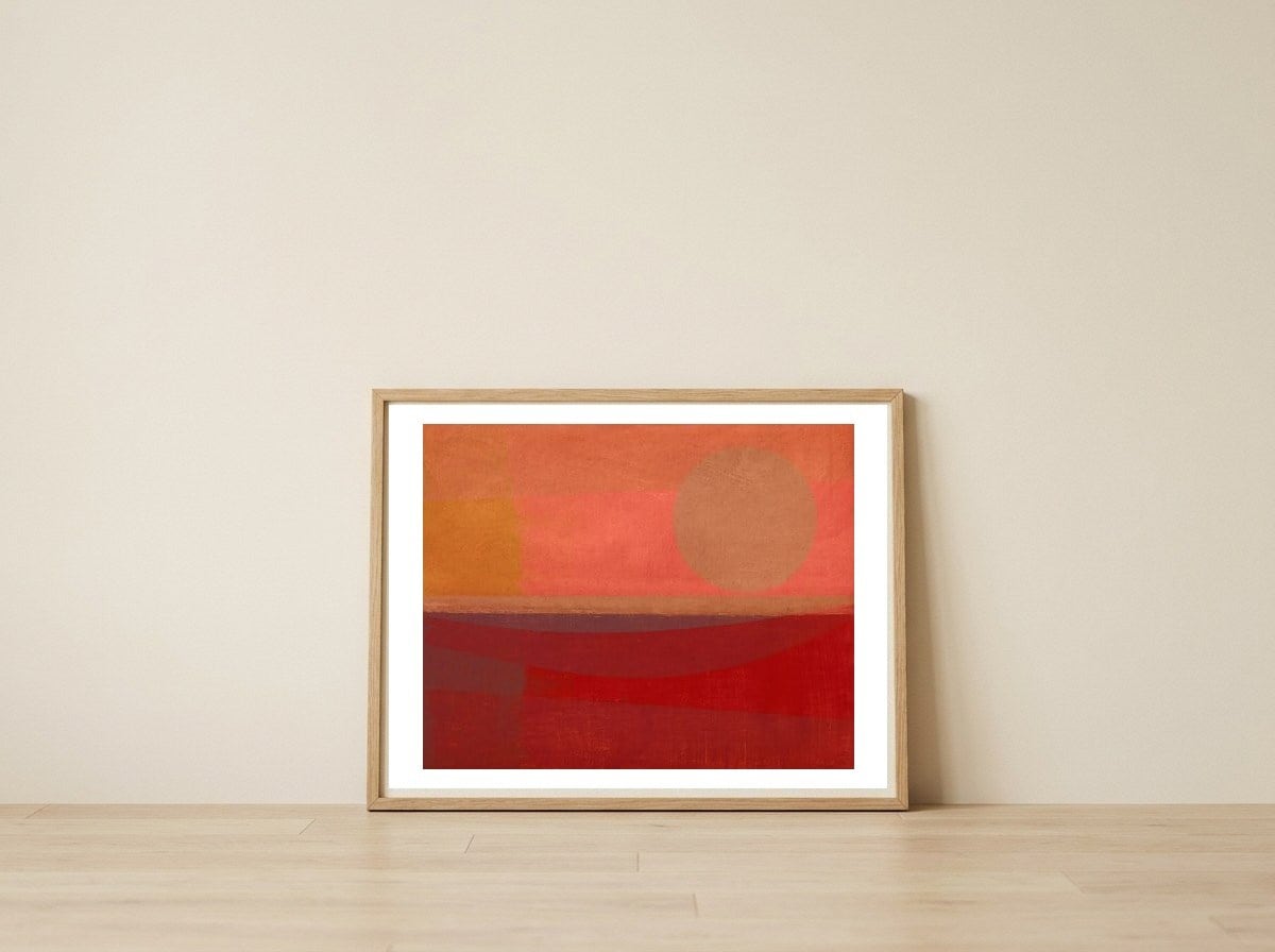 Sultriness — framed, leaning against the wall