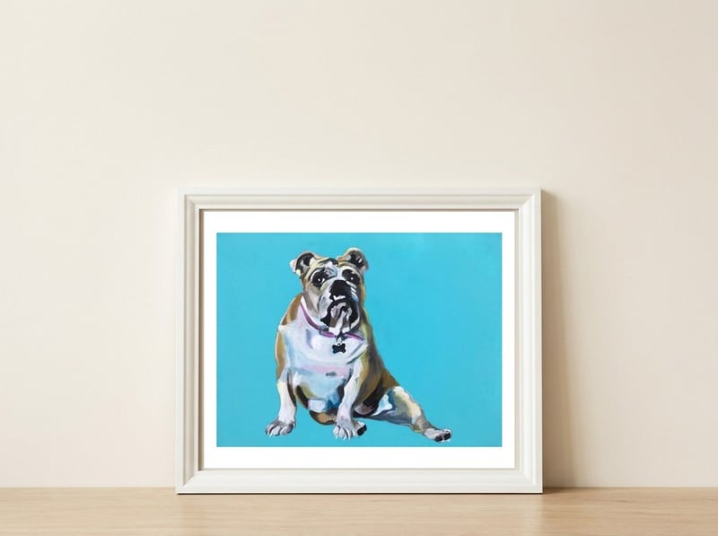 Duchess — framed, leaning against the wall