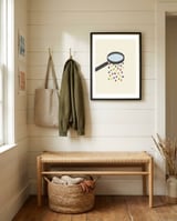 Rainbow framed in a relaxed room thumbnail