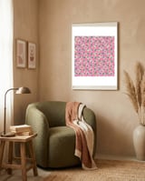 Skull Pattern framed in a tender room thumbnail