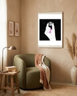 Catch the Moon framed in a tender room thumbnail