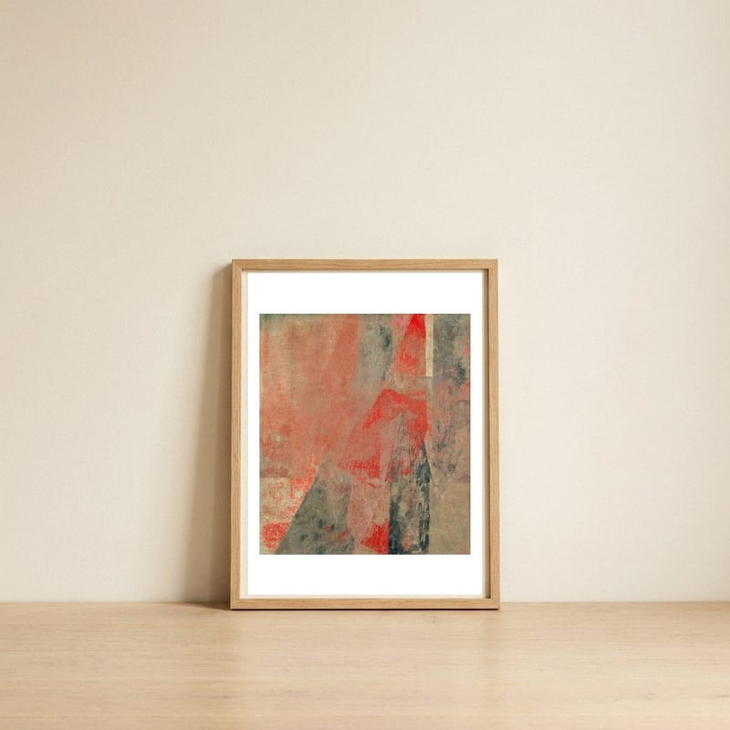 Difficult Paths — framed, leaning against the wall