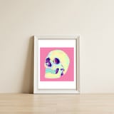 Skull — framed, leaning against the wall thumbnail