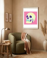 Skull framed in a tender room thumbnail