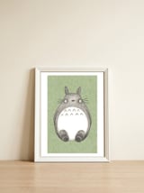 Totoro — framed, leaning against the wall thumbnail