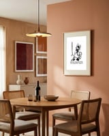 Don Quixote framed in a intimate room thumbnail